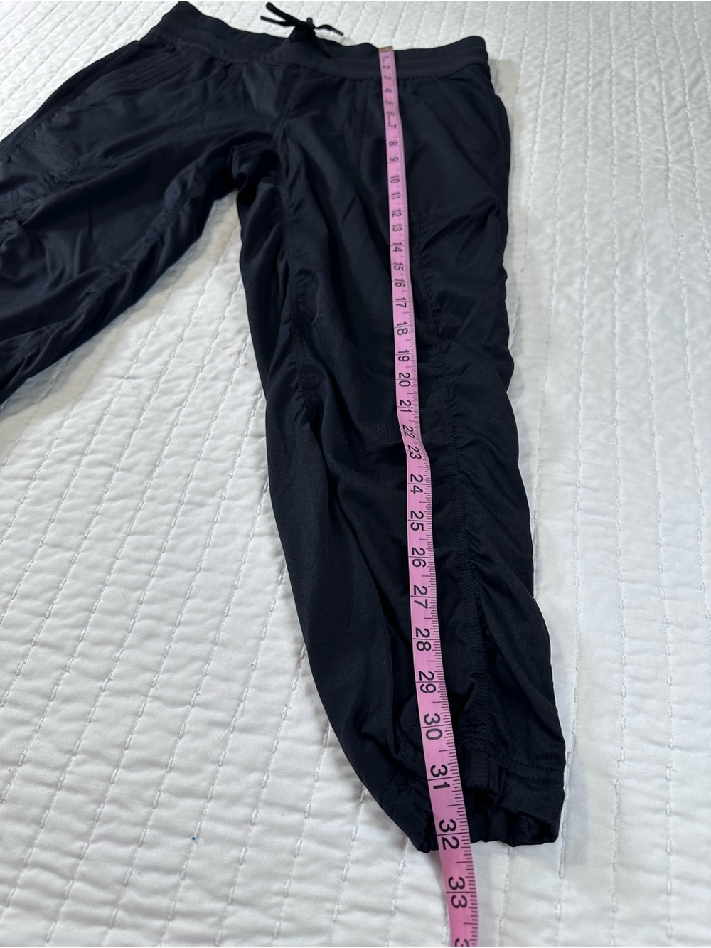 The North Face Aphrodite 2.0 Water Resistant Black Drawstring Jogger Capri Sz M - Picture 4 of 13